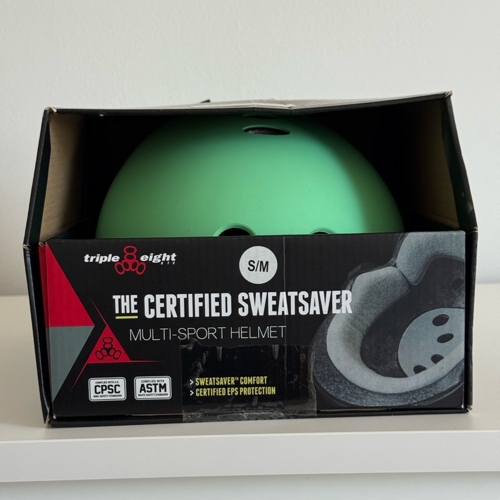 Multi-Sport Helmet — Matte Green (S/M)